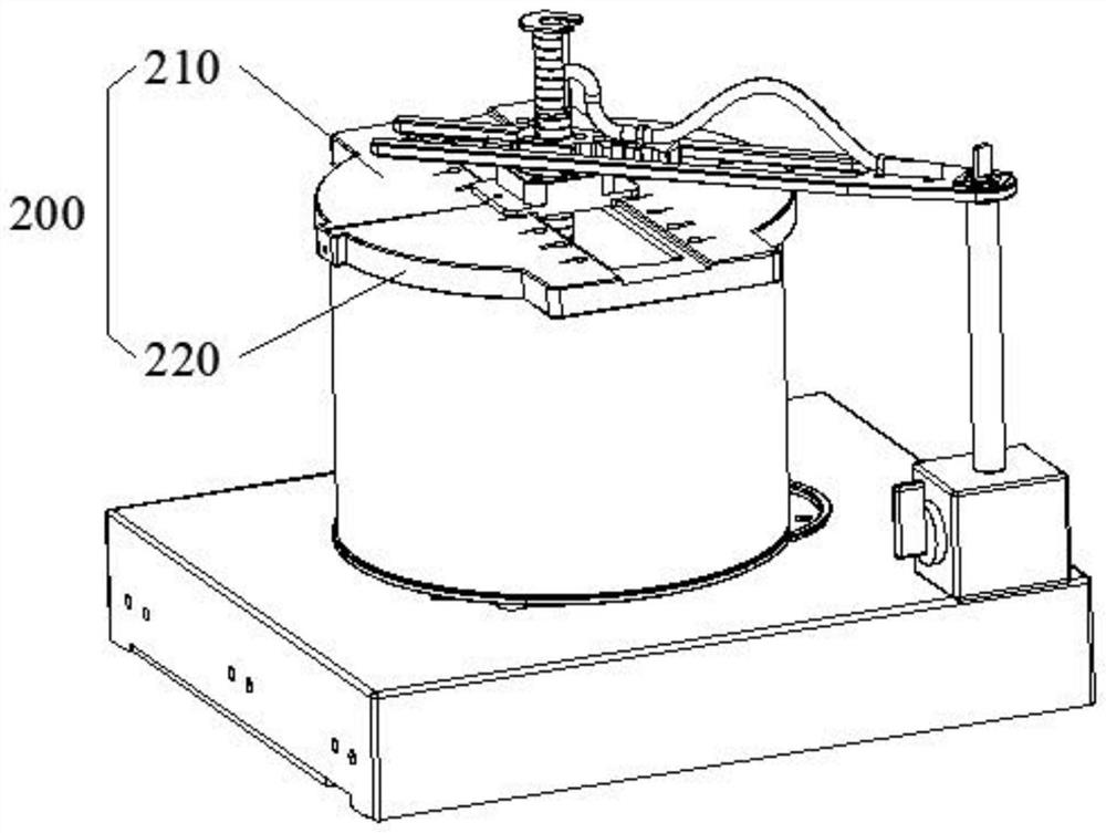 Radiation dose detection device for irradiation equipment, irradiation equipment and detection method