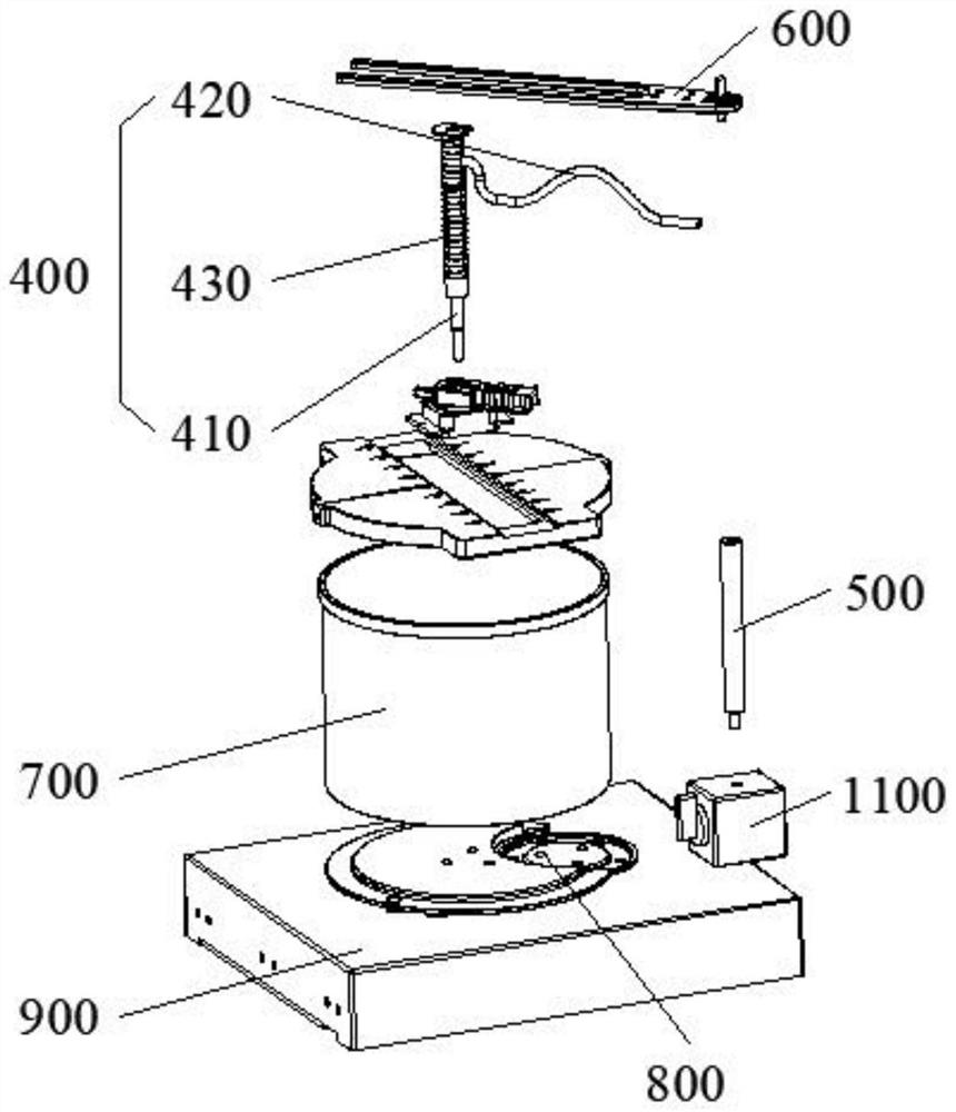 Radiation dose detection device for irradiation equipment, irradiation equipment and detection method