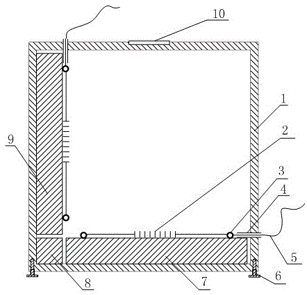 A fiber Bragg grating space magnetic field intensity sensor based on giant magnetostrictive material and its application method