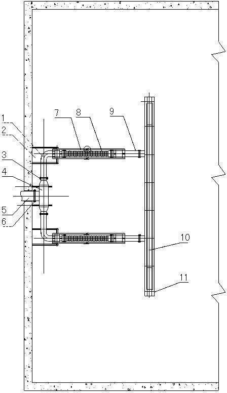 Method for constructing large pontoon-type decanter