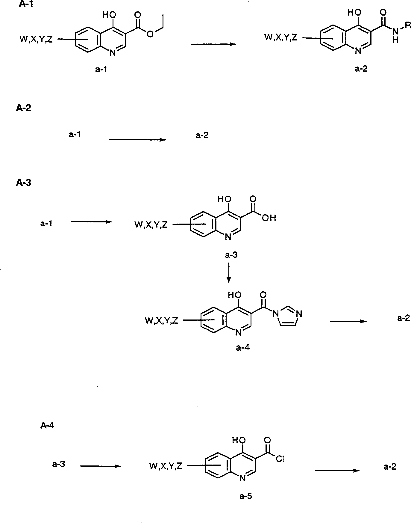 4-Hydroxyquinoline-3-carboxamides and hydrazides as antiviral agents