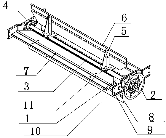 Front fan assembly of harvester