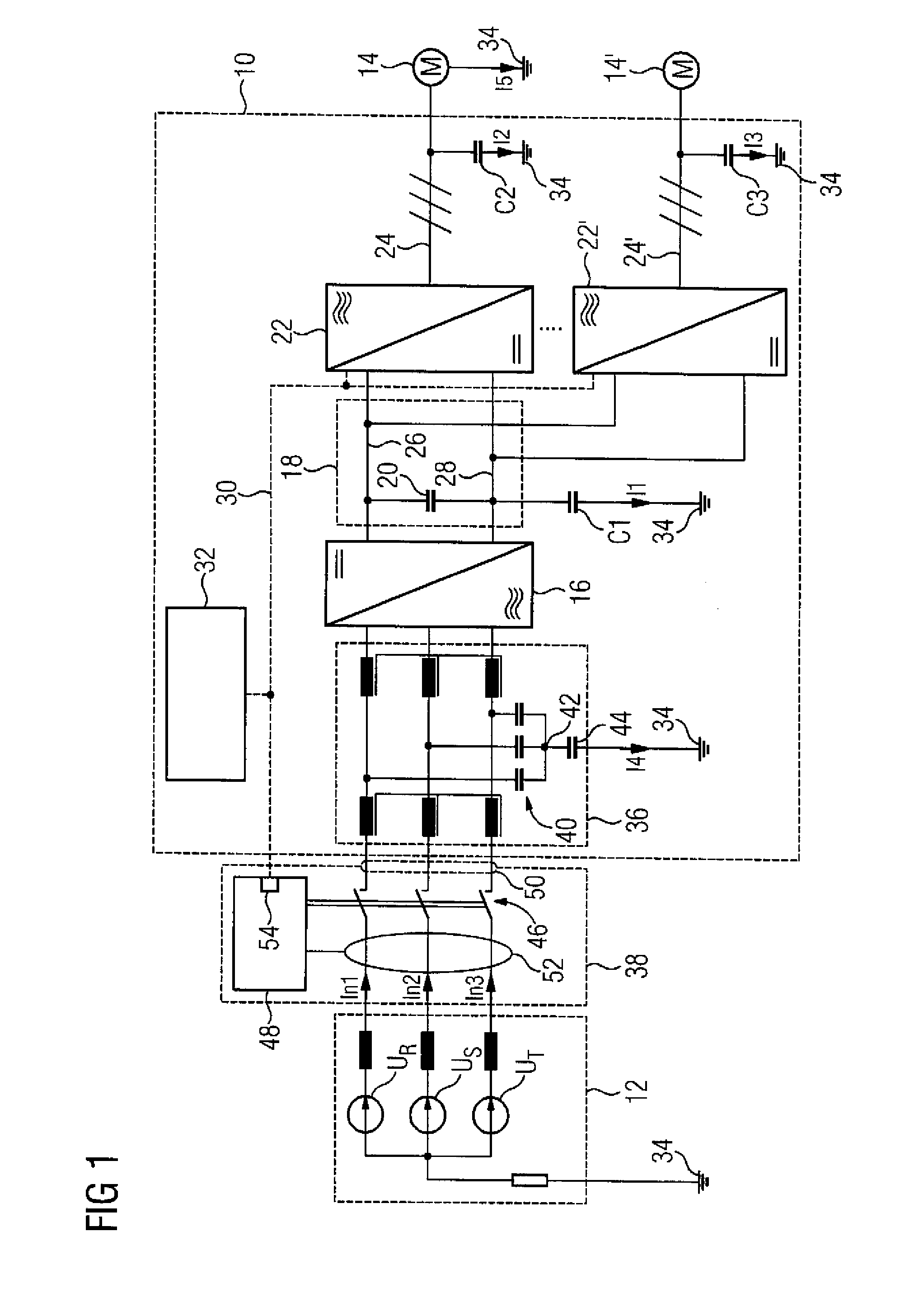 Method for operating a ground fault interrupter as well as ground fault interrupter for a frequency converter