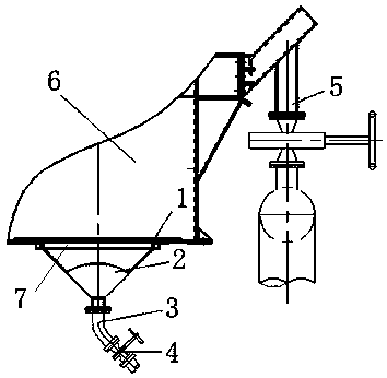 Upflow anti-blocking method and device for dense medium shallow tank separator