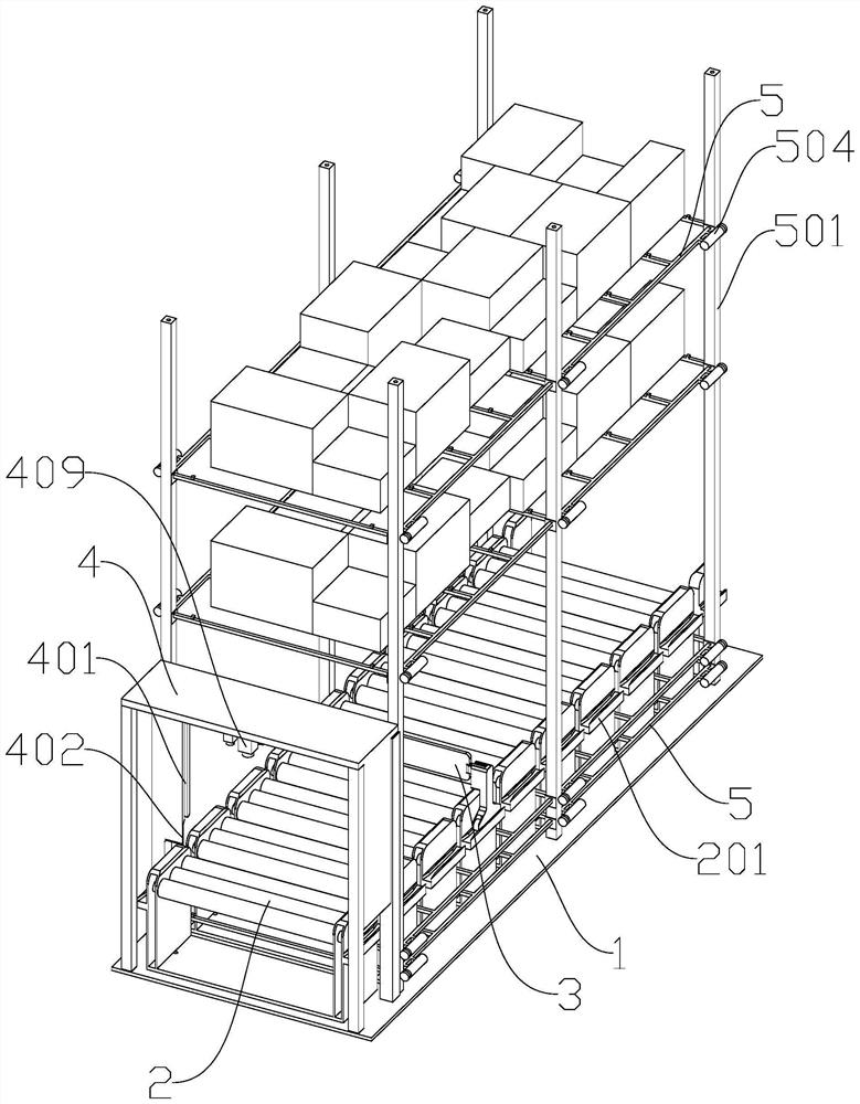 A vehicle-mounted intelligent loading and unloading device for unmanned distribution