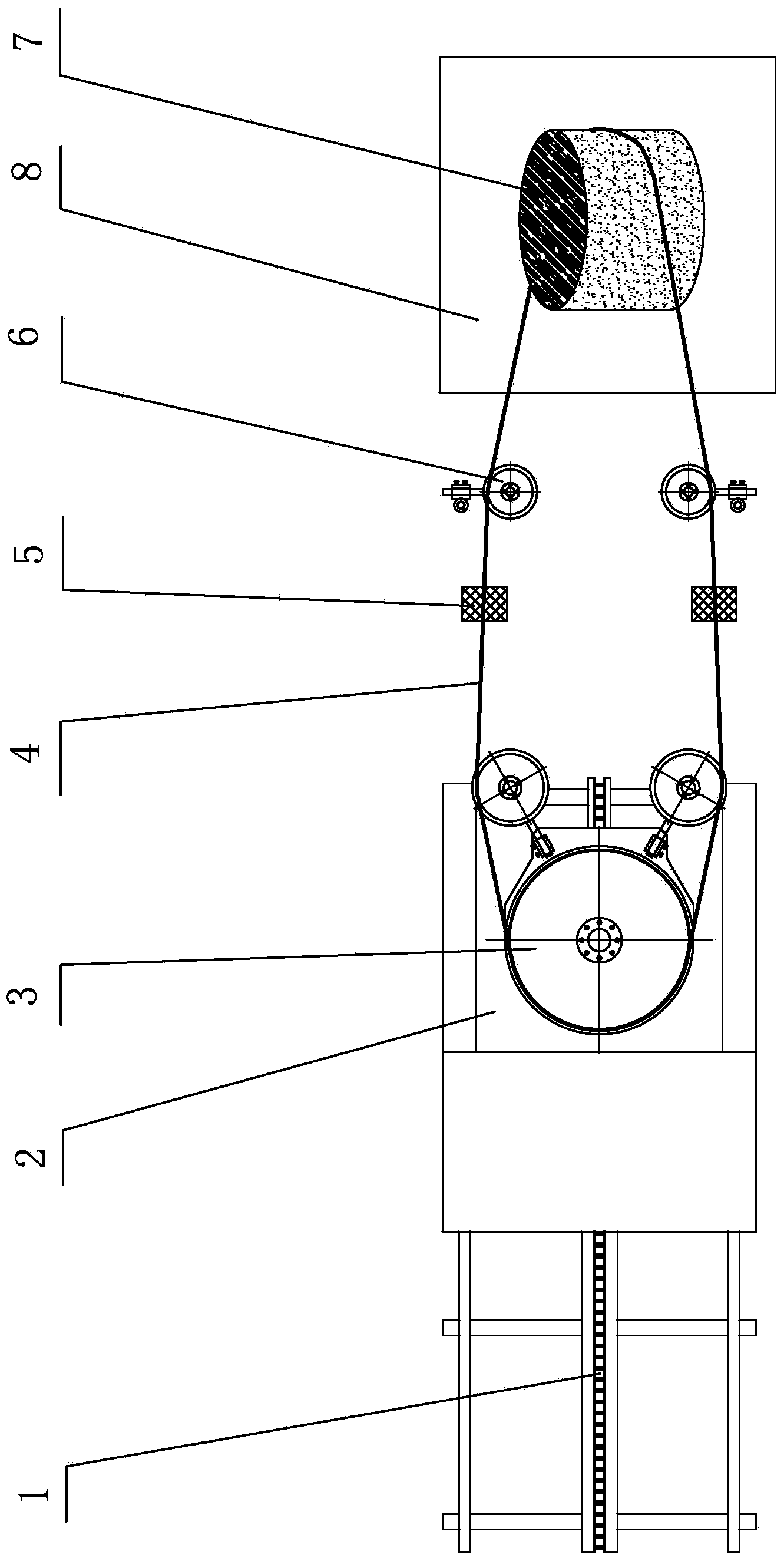 Large alloy steel part cutting method through diamond wire saw
