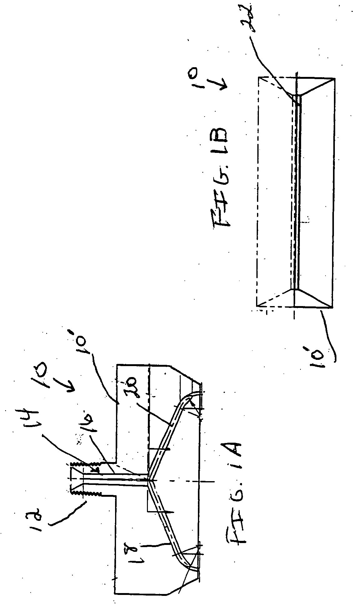Nozzle for use in rotational casting apparatus