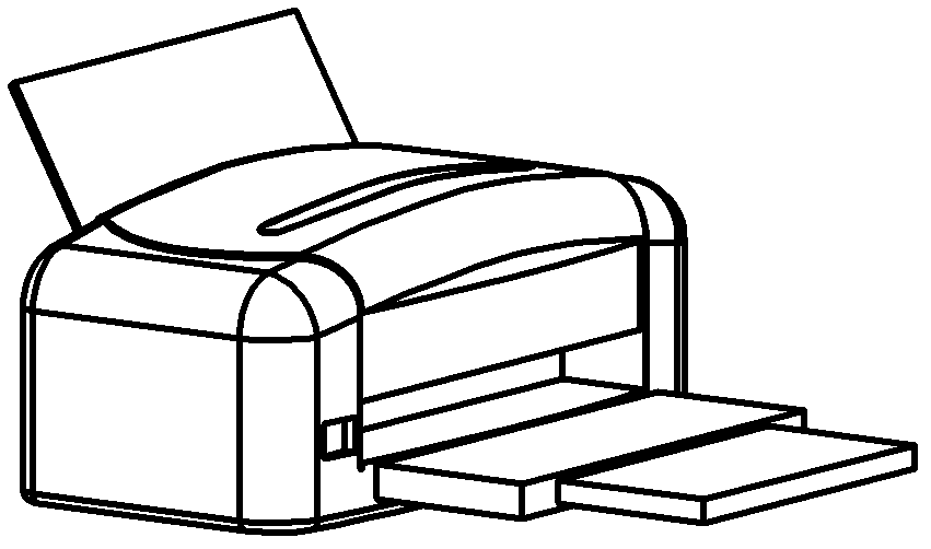 Method for modifying ink-jet printer into flat printer