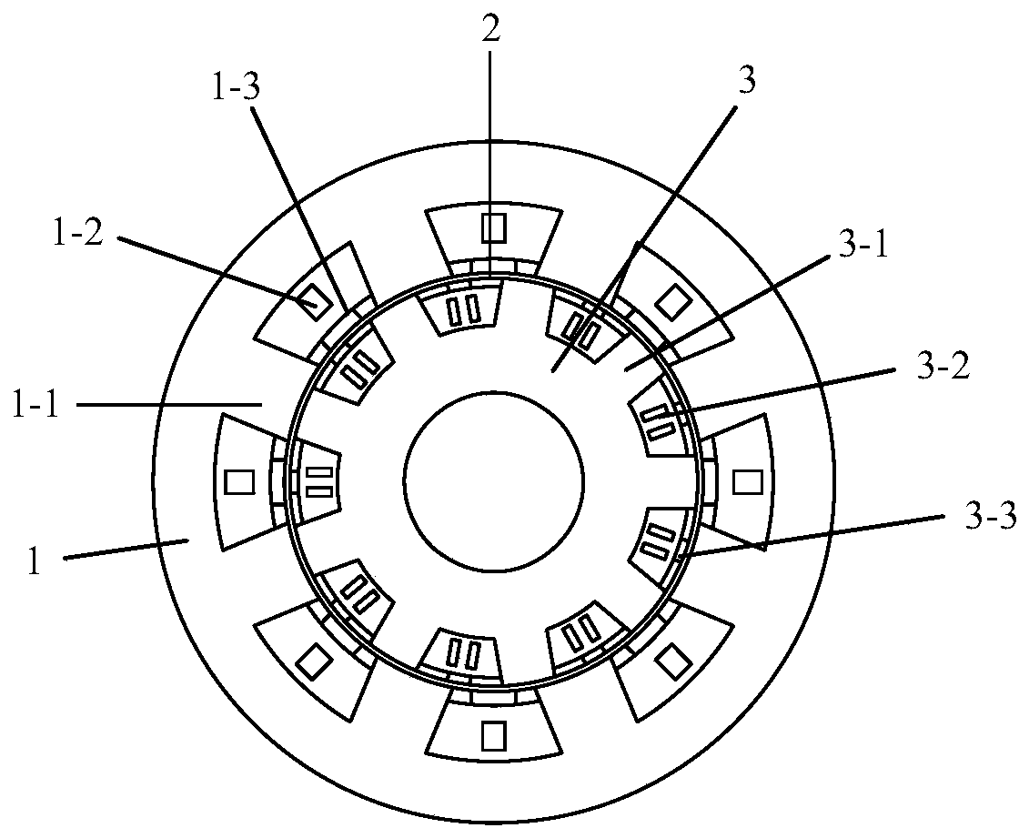 Stator-rotor double-permanent-magnet double-armature-winding magnetic ...