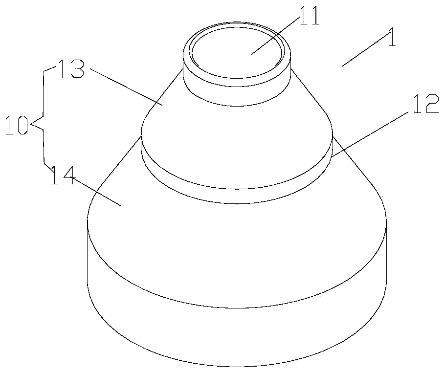 Tin coating nozzle and device