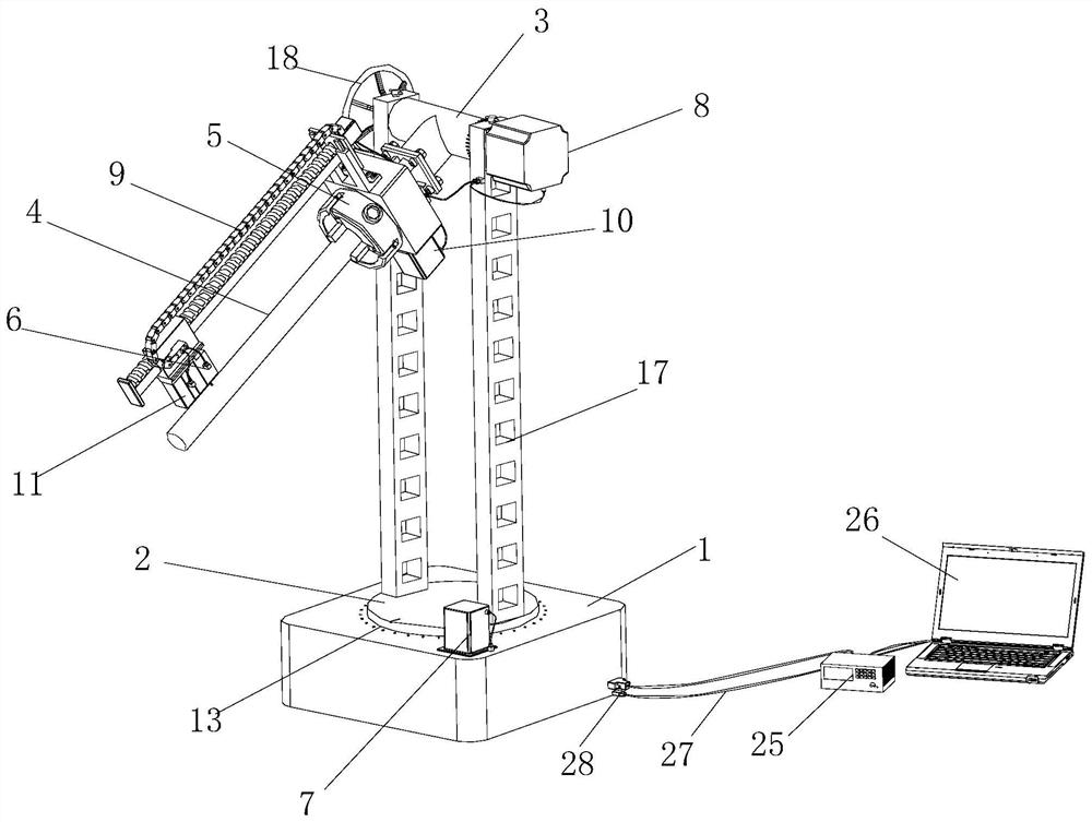 Geological core space posture recovery device