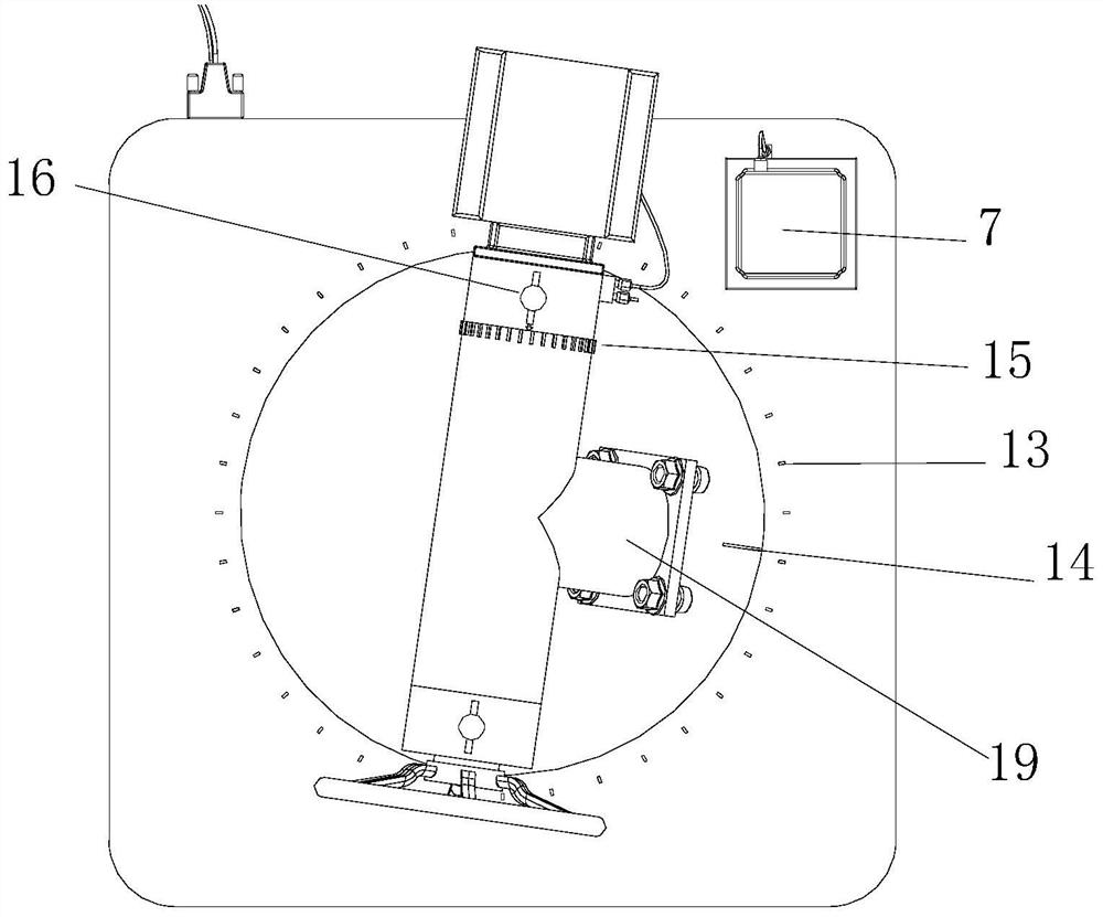 Geological core space posture recovery device