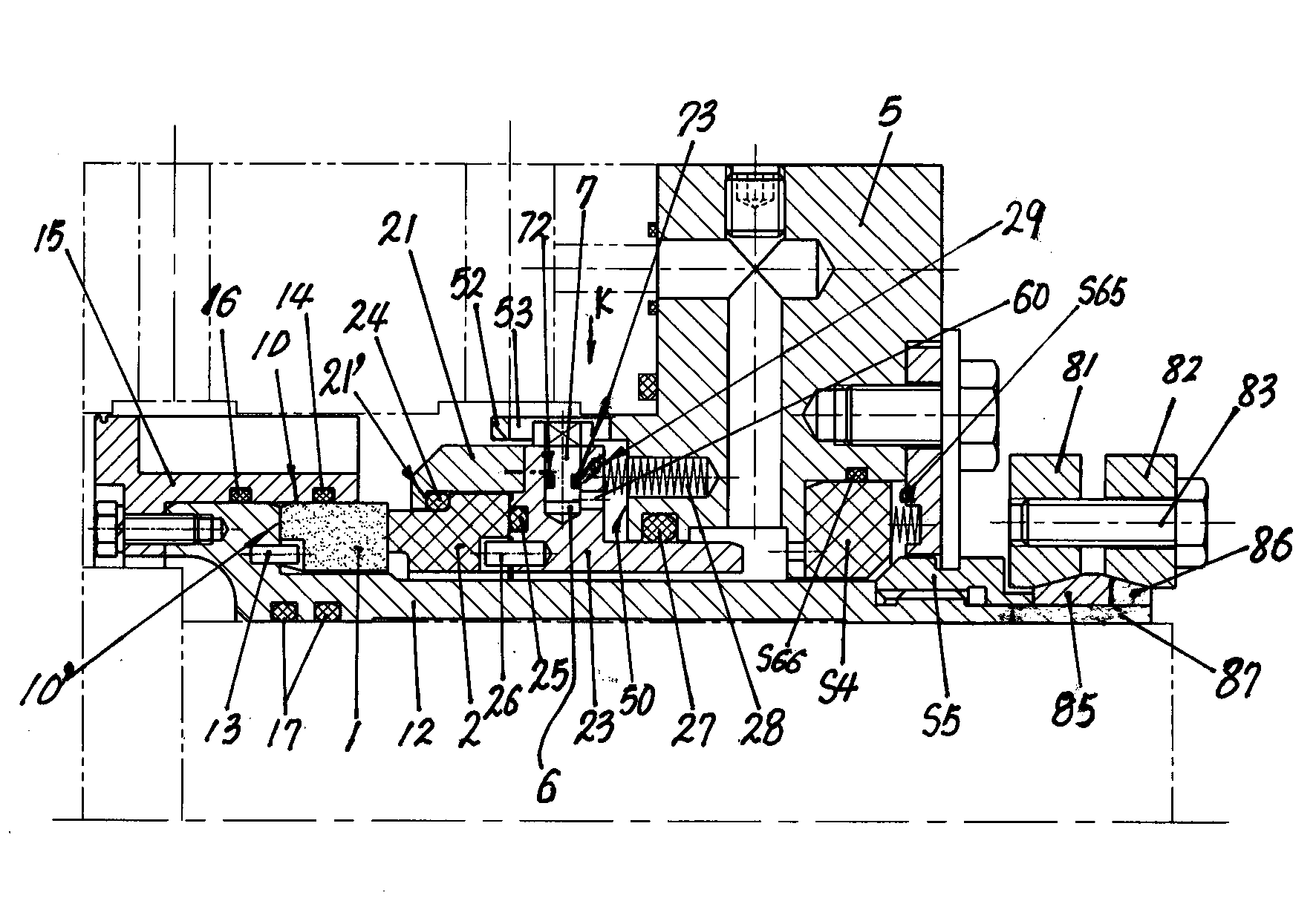 Mechanical seal device for nuclear power waste heat removal pump