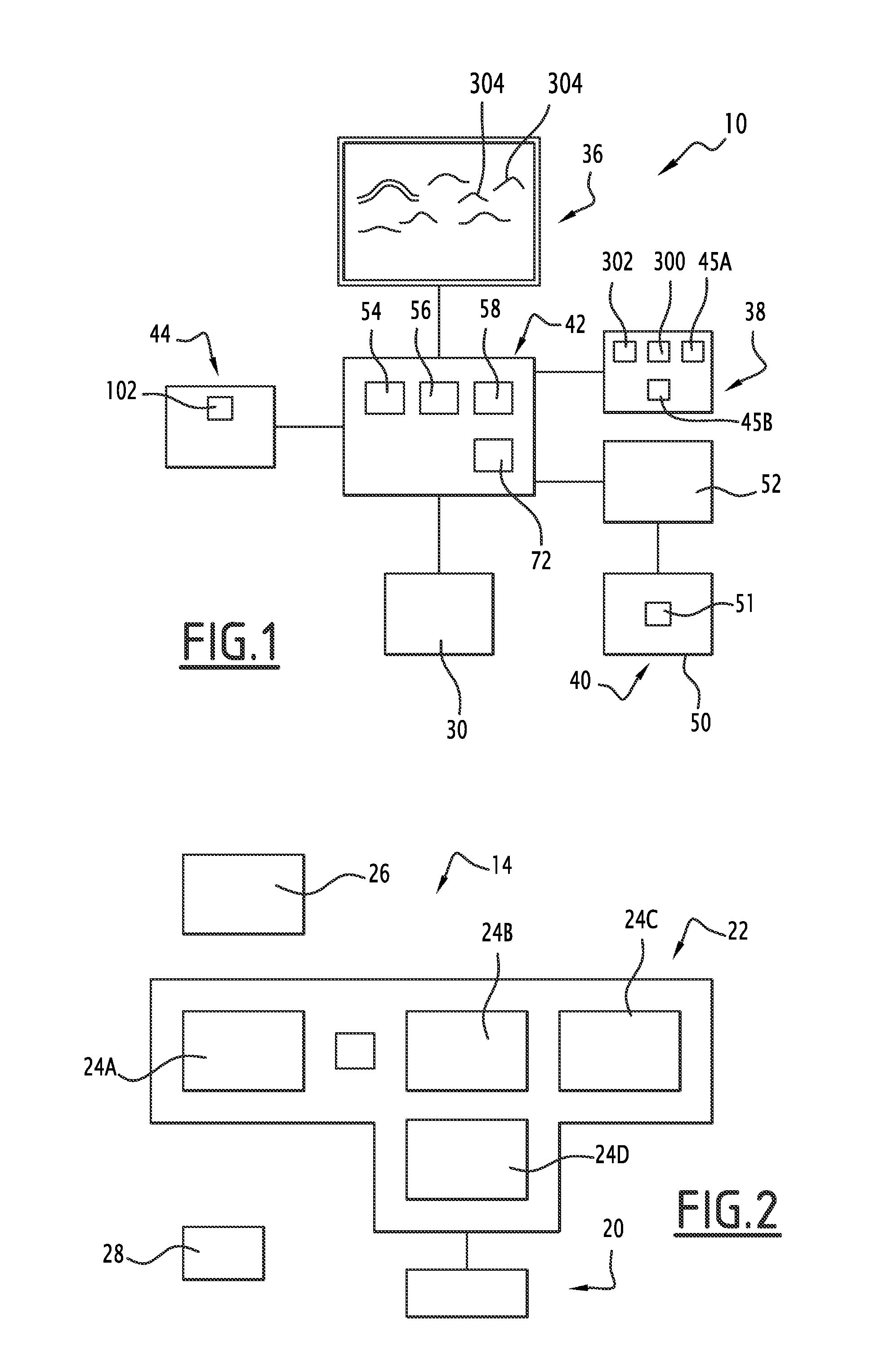 Aircraft vision system with relief lines and associated method