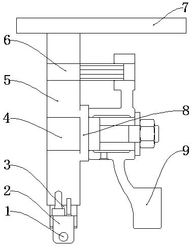 A depth self-control plowing device for land reclamation