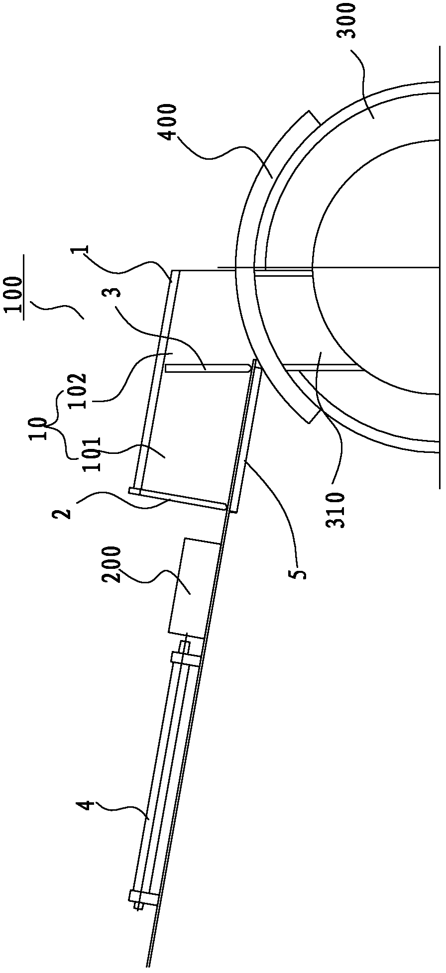 Anode scrape feeding device for metallurgical furnace and metallurgical furnace with same