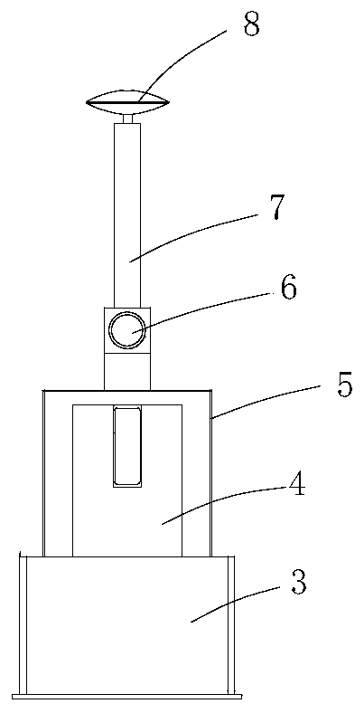 Integrated land and water self-adaptation mapping equipment for intertidal zone