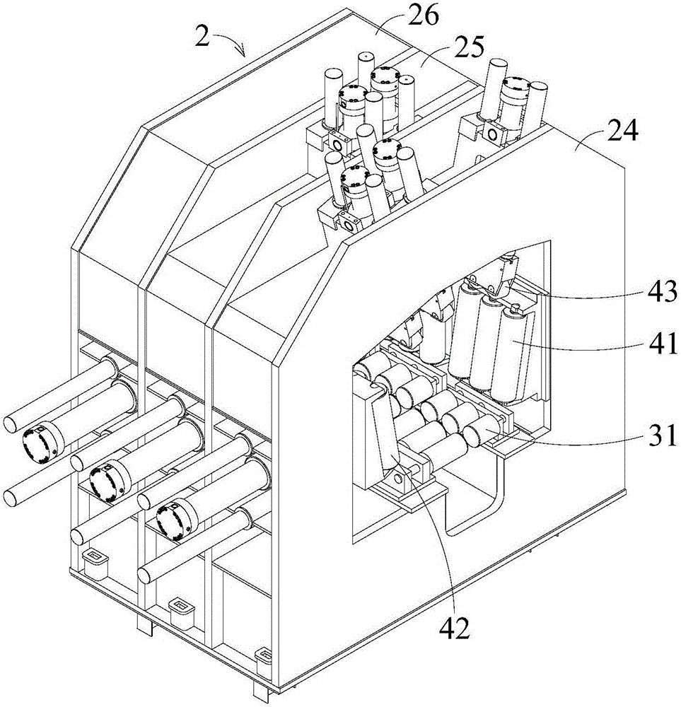 Square and rectangular tube pre-welding machine of JCO unit