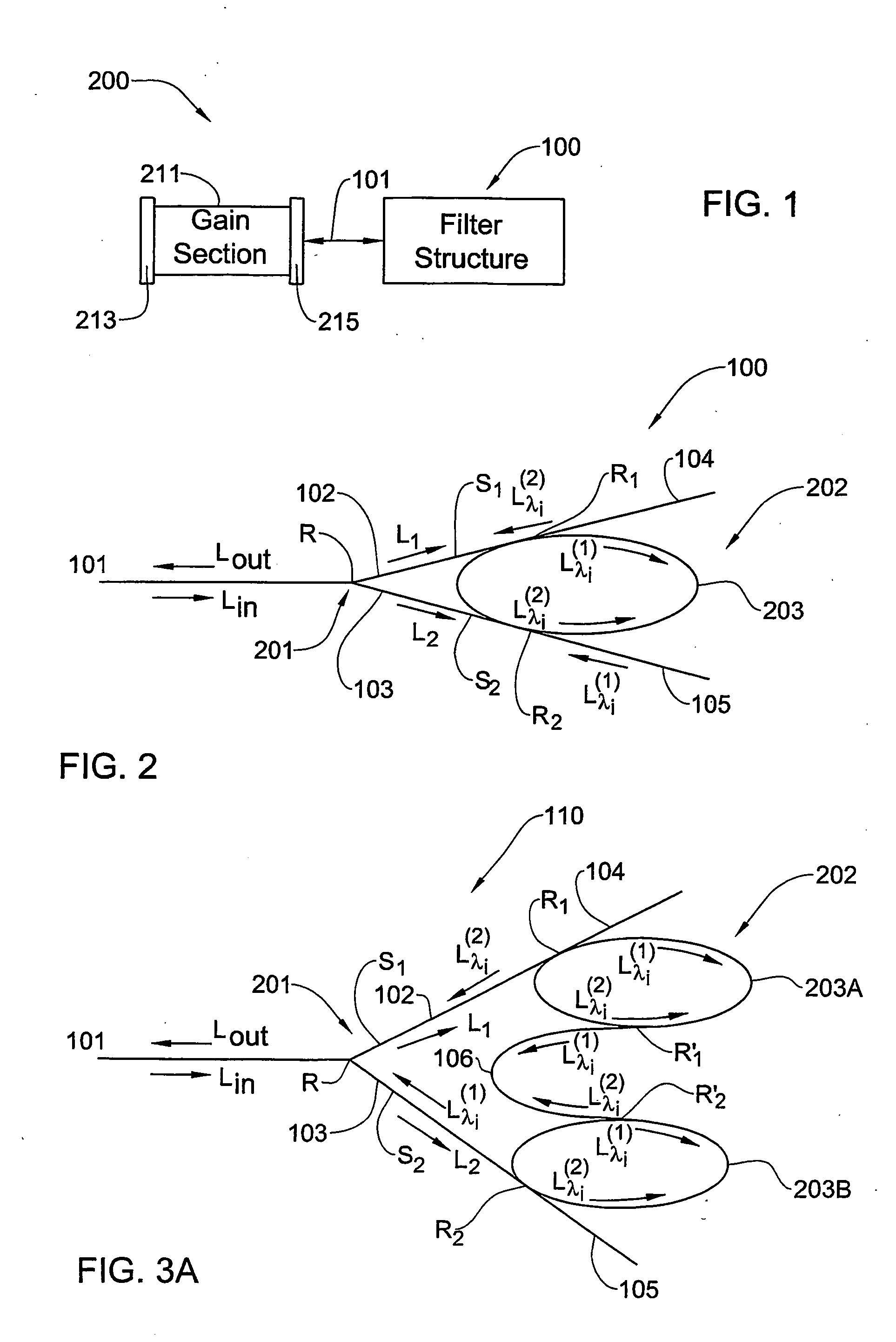 Optical filtering device and method