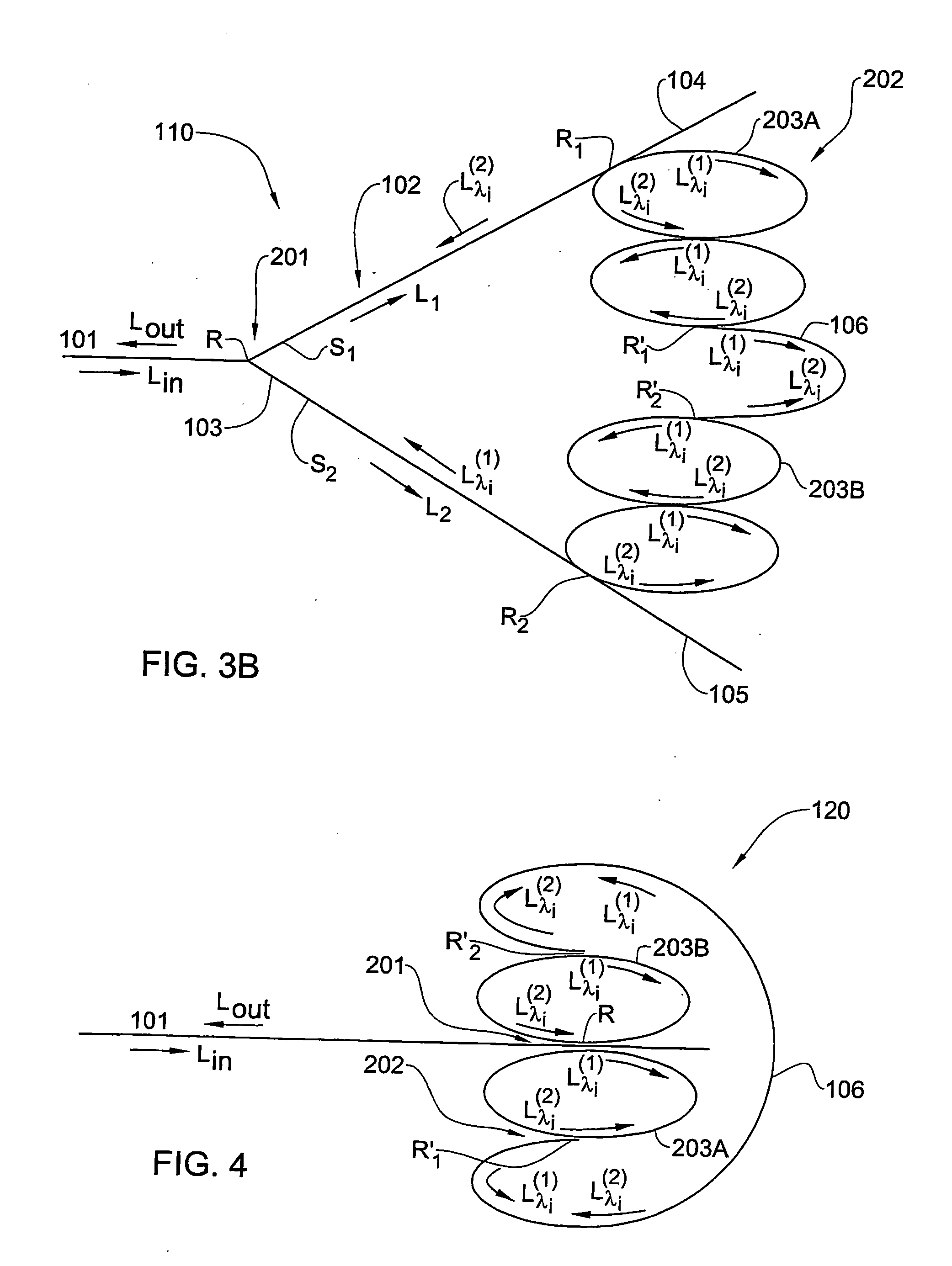 Optical filtering device and method