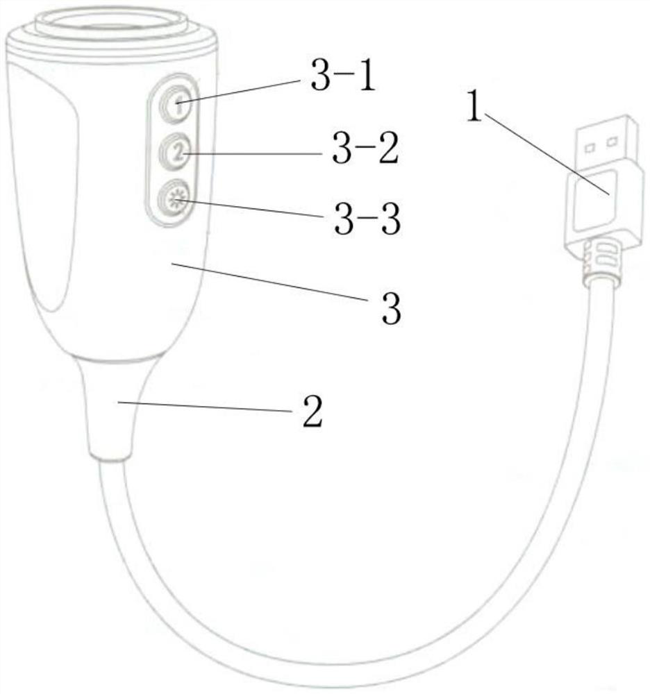 Connecting wire for rigid endoscope system