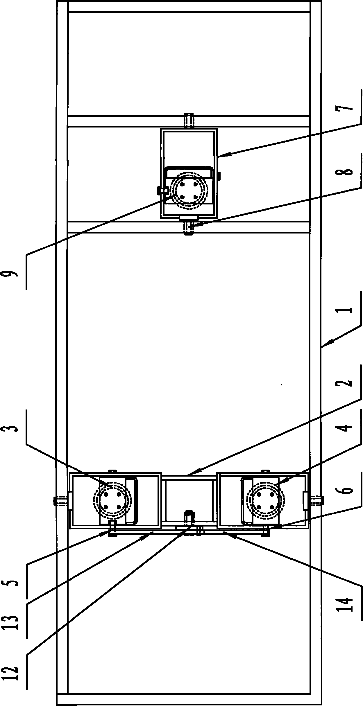 Lateral tilting device for electric bed
