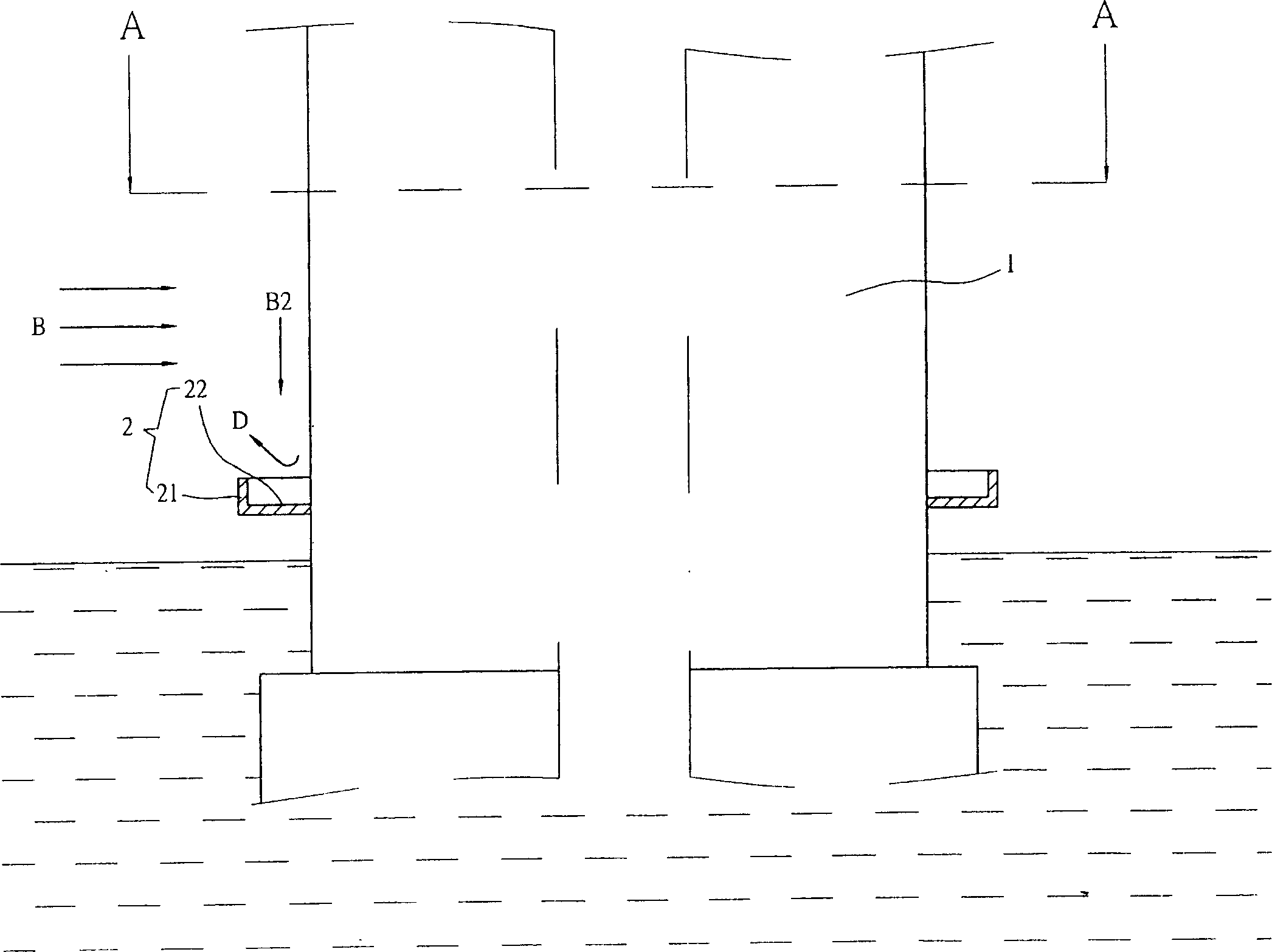 Bridge pier water guide anti-scour device and bridge and pier using water guide and anti-scour device