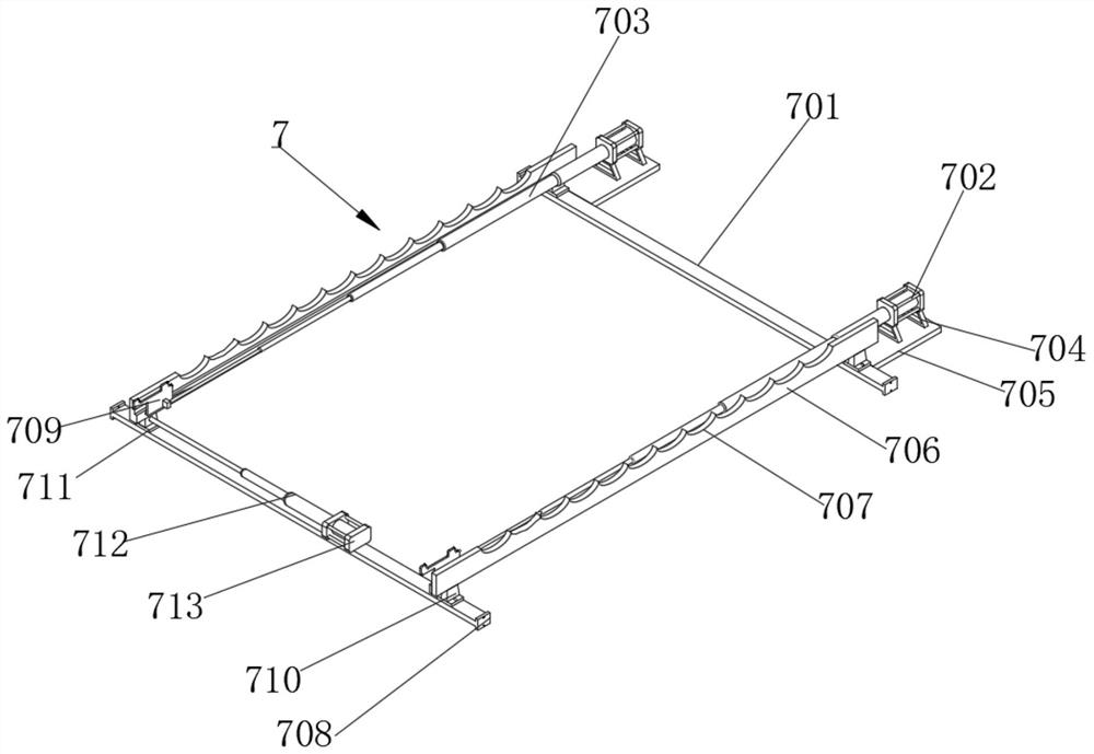 Printing plate roller three-dimensional storage frame for flexographic plate printing machine