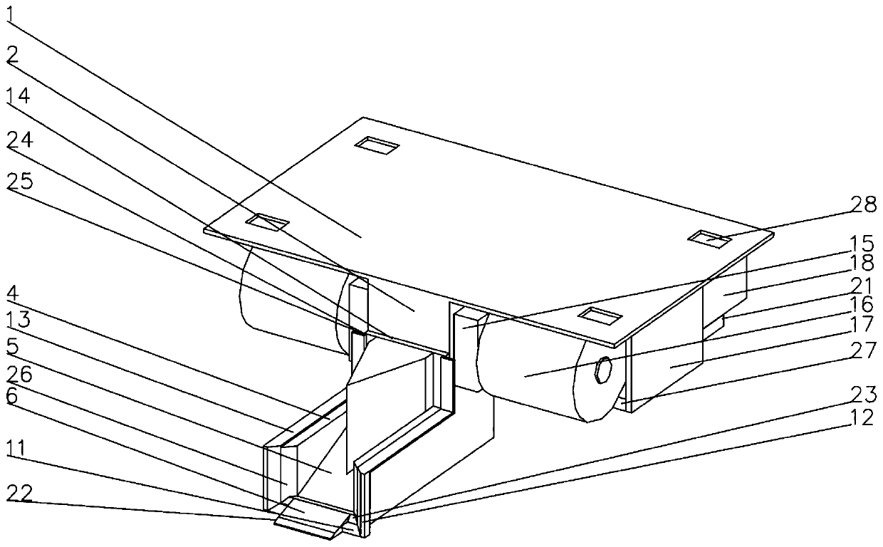 Self-adaptive adjustable tramcar track cleaning device