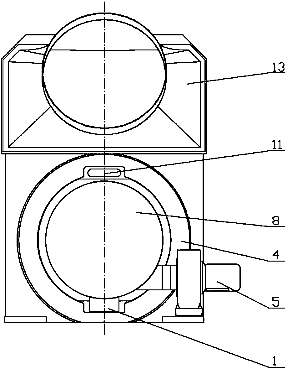 Cooling device for bearing and sliding ring of doubly fed wind driven generator