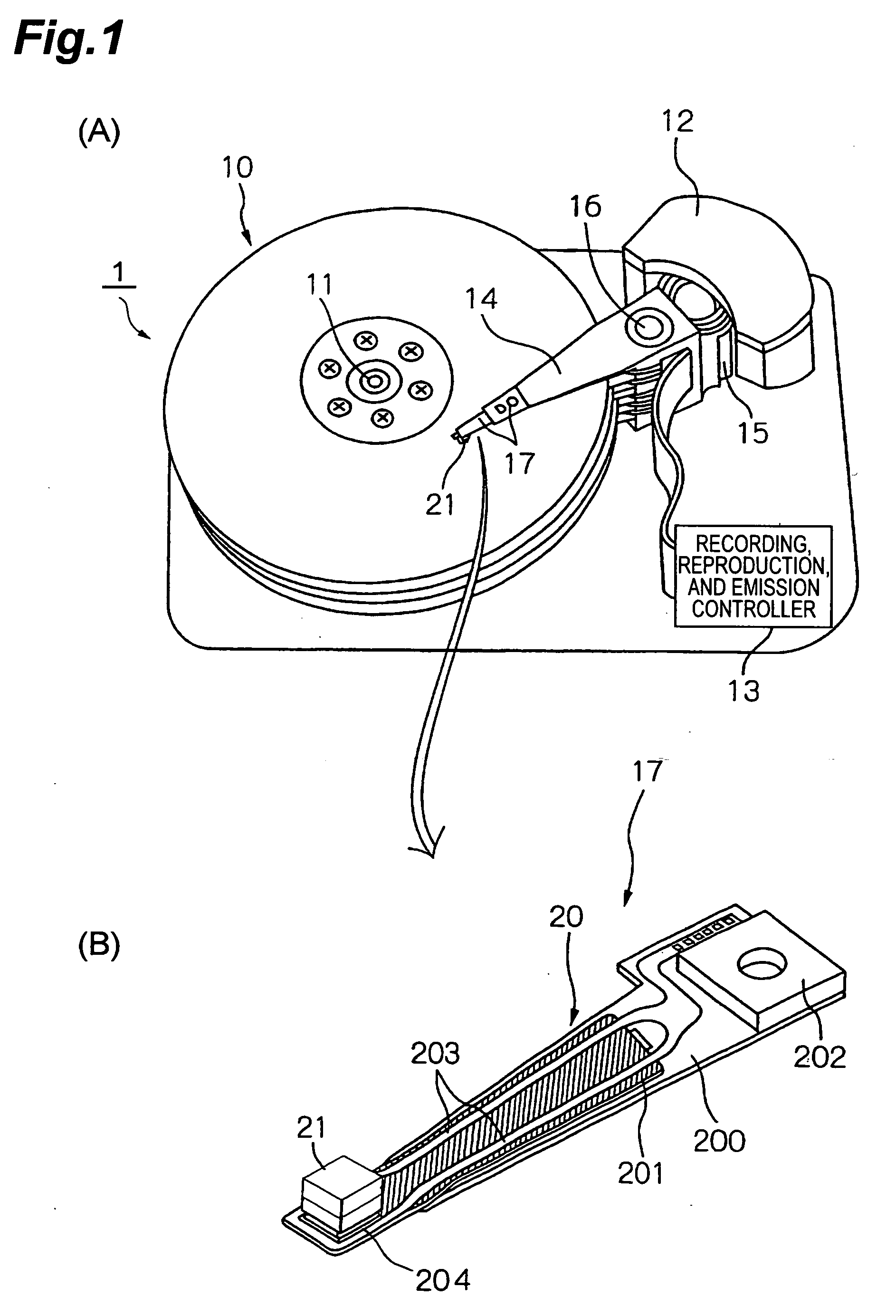 Near-field light generator plate, thermally assisted magnetic head, head gimbal assembly, and hard disk drive