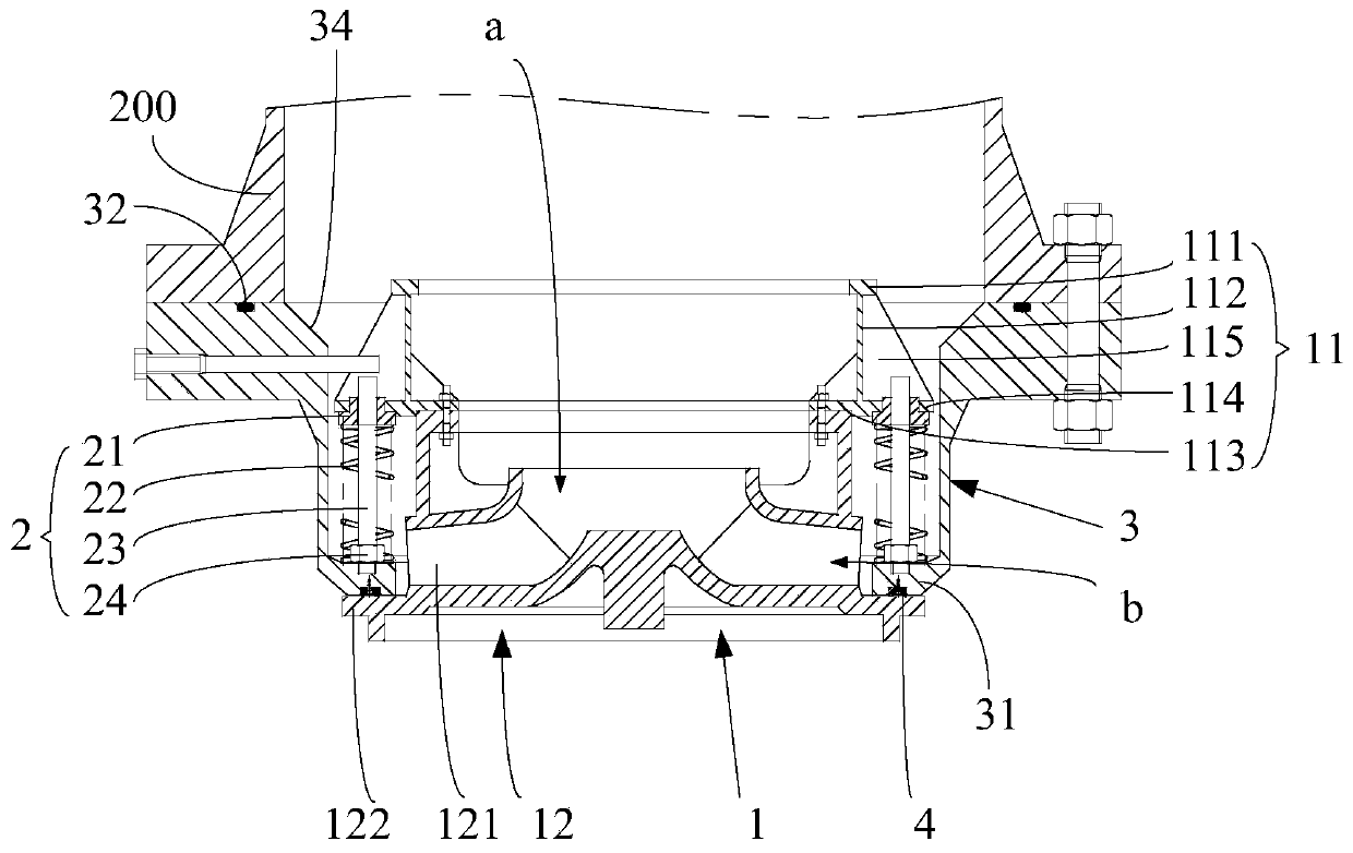 A bottom valve for submersible pump well