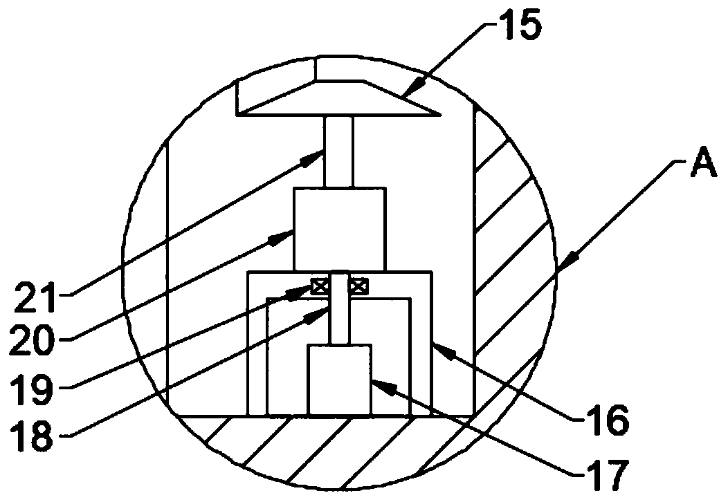 A volleyball spike training equipment