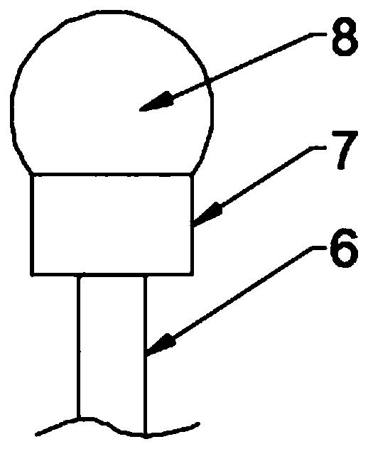 A volleyball spike training equipment