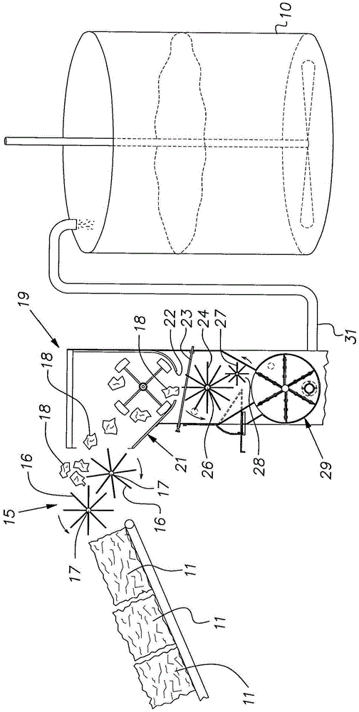 Air dispersion of mineral fibers in ceiling tile manufacture