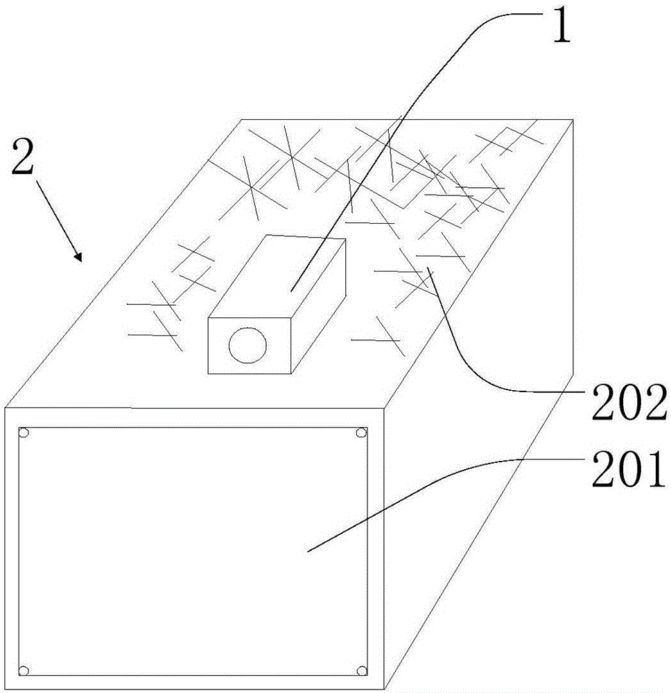 Protection device of slag pot car backup camera pick-up lens and use method thereof