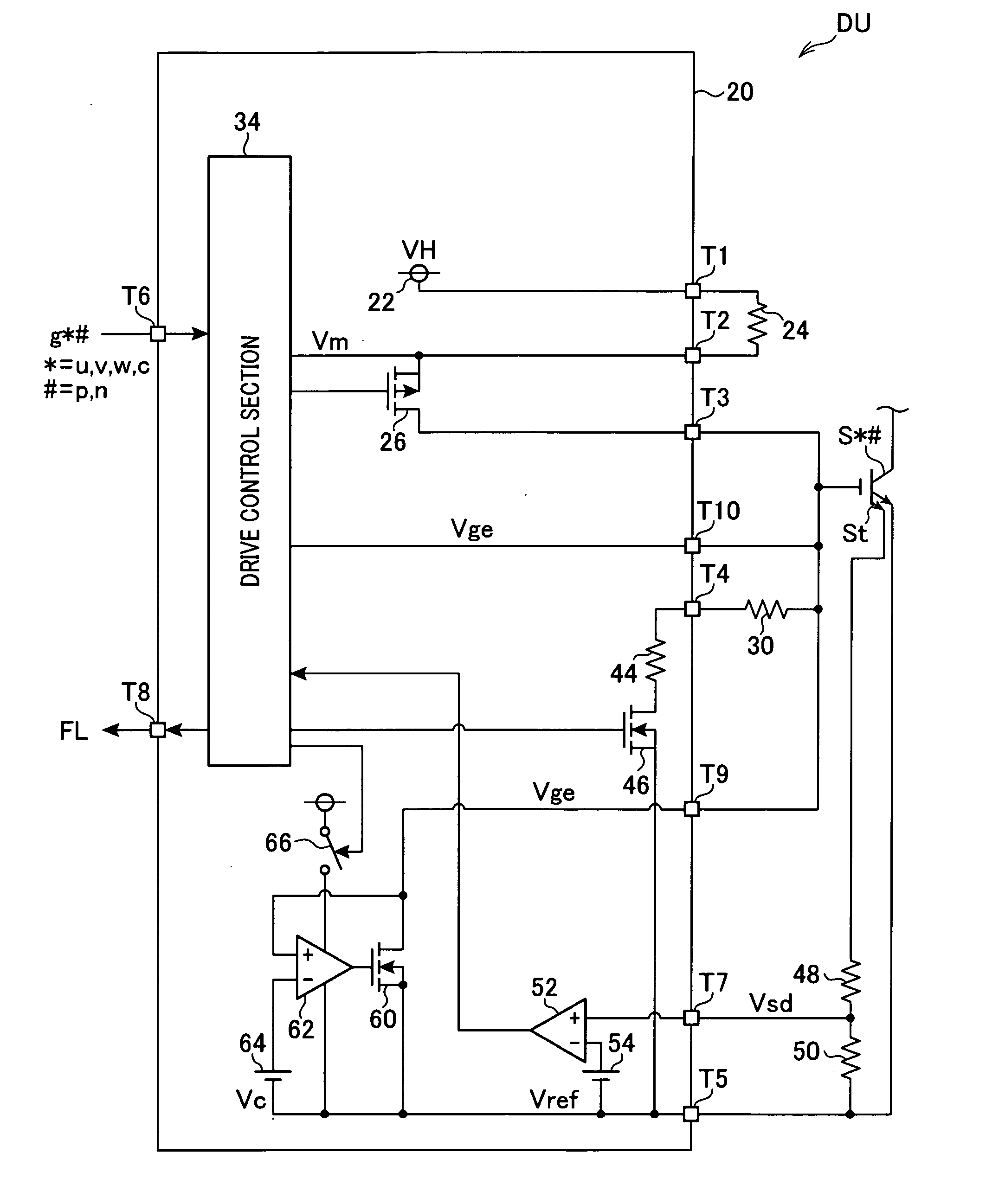 Drive circuit for switching element