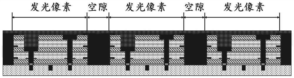 A full-color active addressable micro-led chip structure and manufacturing method thereof