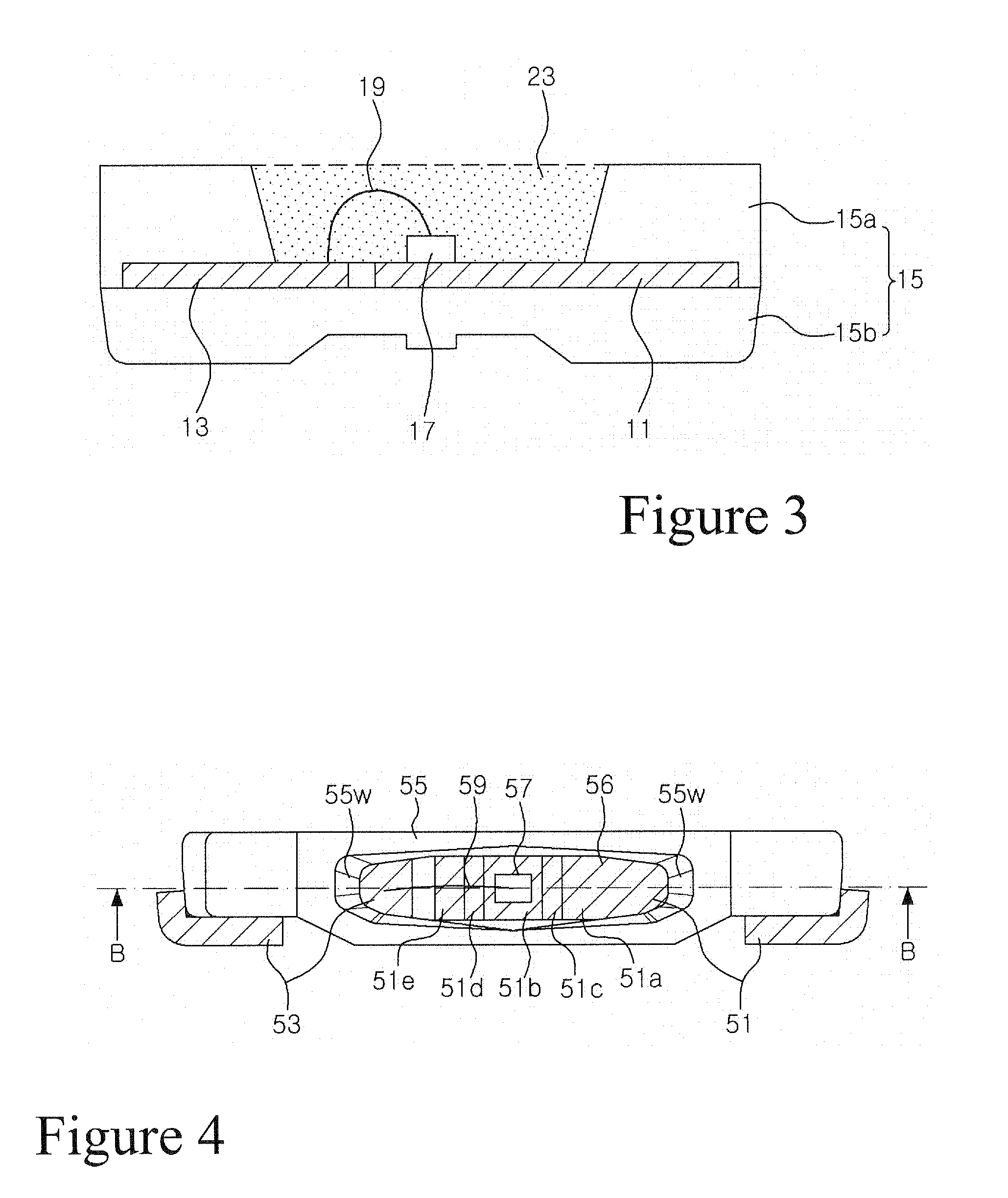 Light emitting diode package employing lead terminal with reflecting surface