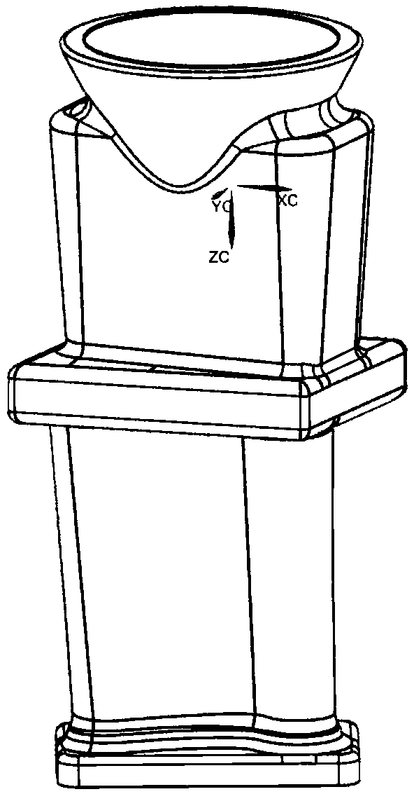 Method for determining laying position of casting mold in directional solidification casting