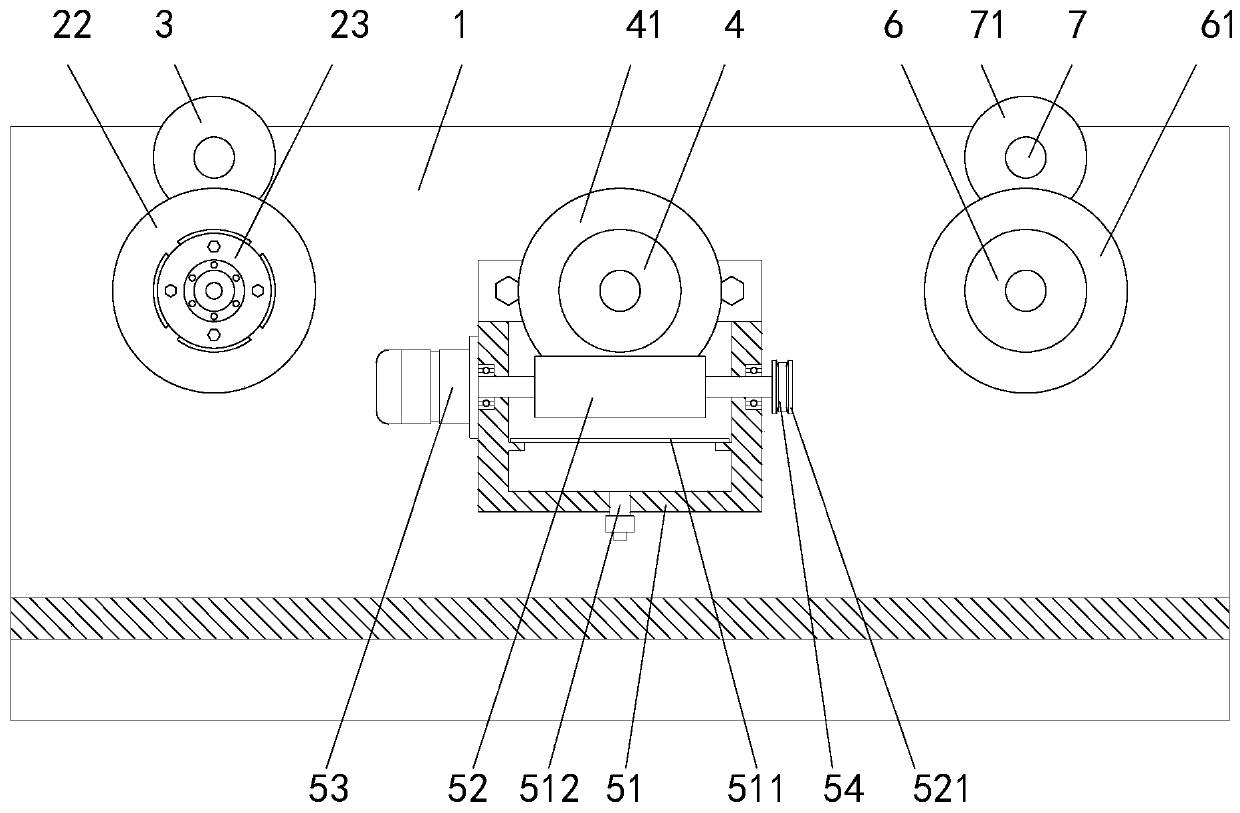 Automatic sheet longitudinal shearing unit guide roller