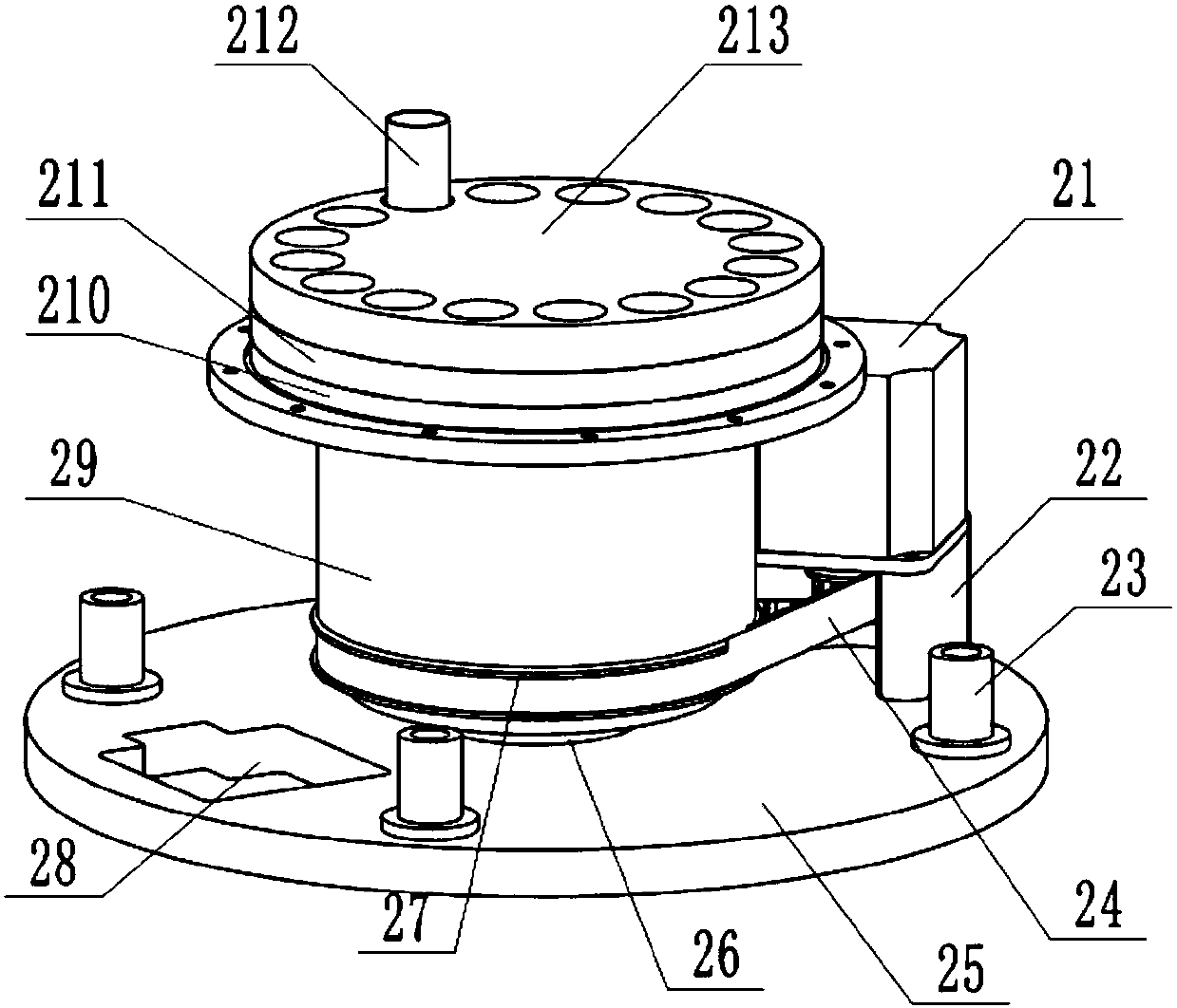 Combined medical test solution centrifugal device