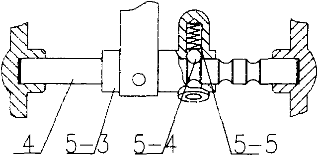 Three-speed variable transmission device for threshing cylinder of semi-feeding rice and wheat combine harvester