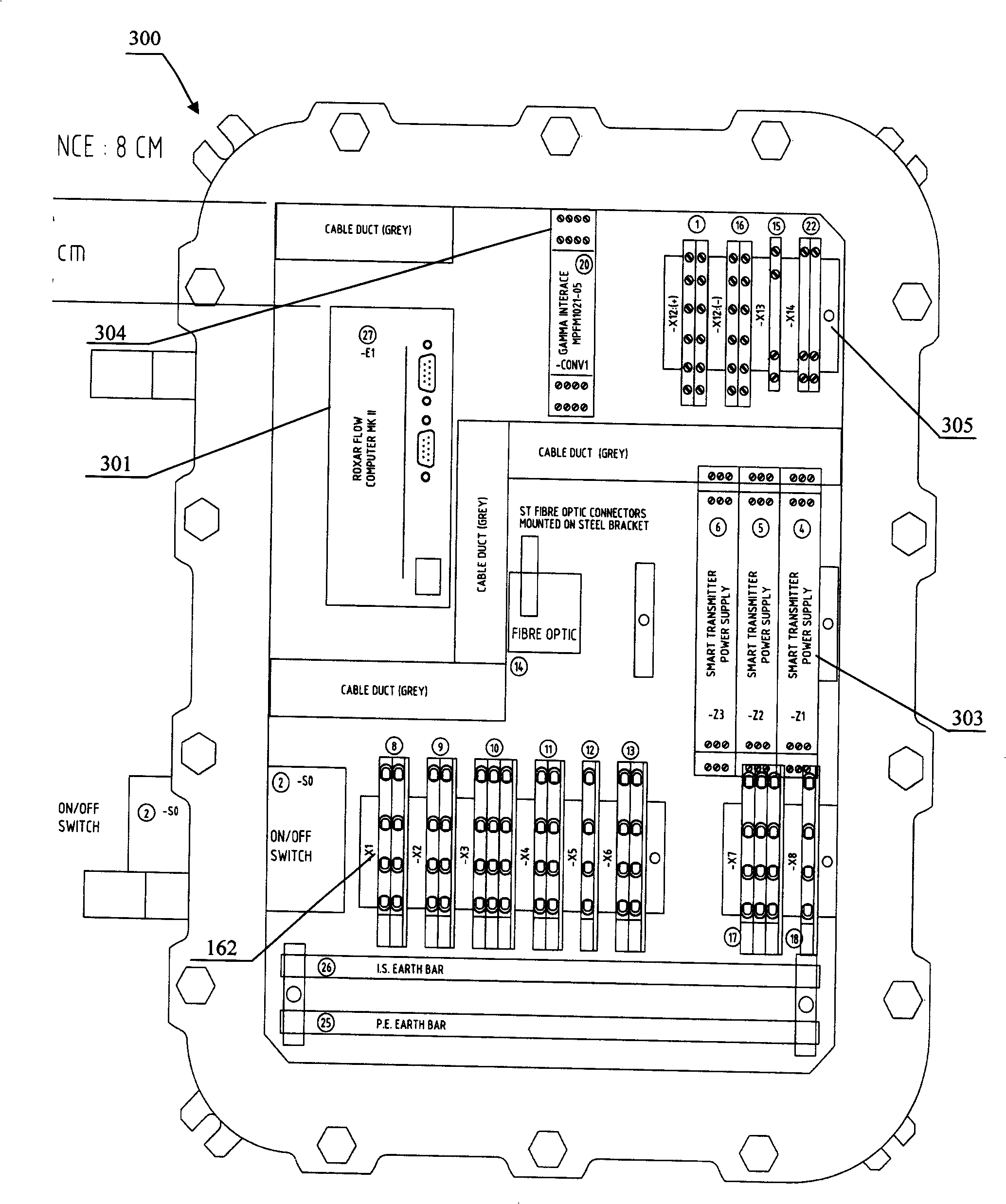 Oil gas water flow measurement system possessing automatic control device