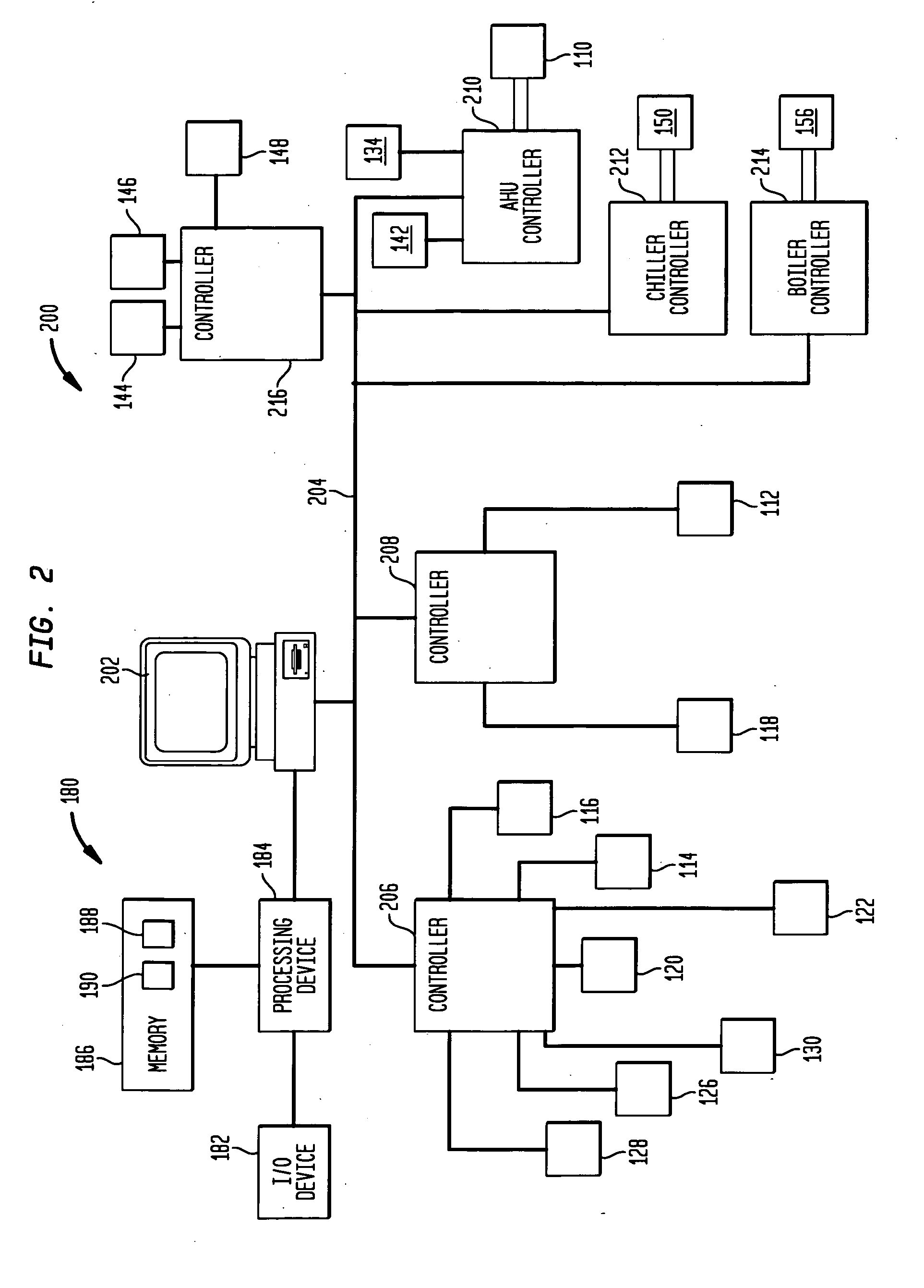 Method and apparatus for representing a building system