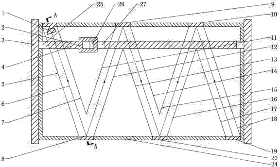 Underwater effective working distance detecting platform of deep sea lighting device