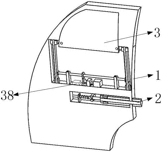 Automobile window mechanism capable of preventing being stuck
