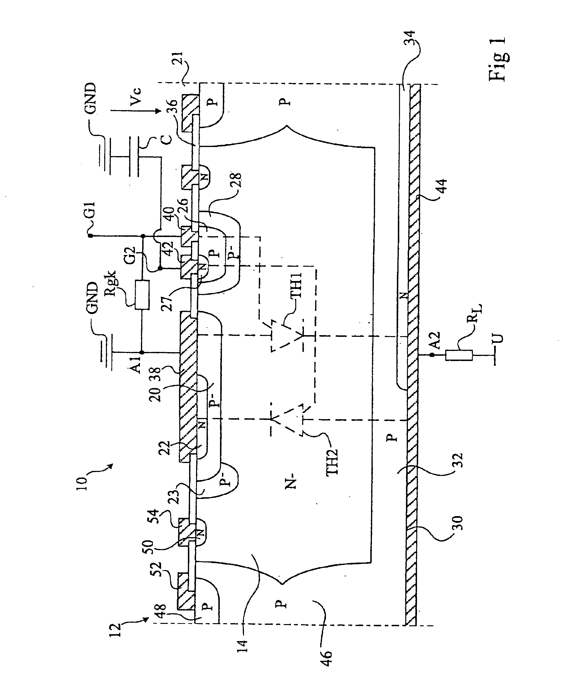 High-voltage bidirectional switch