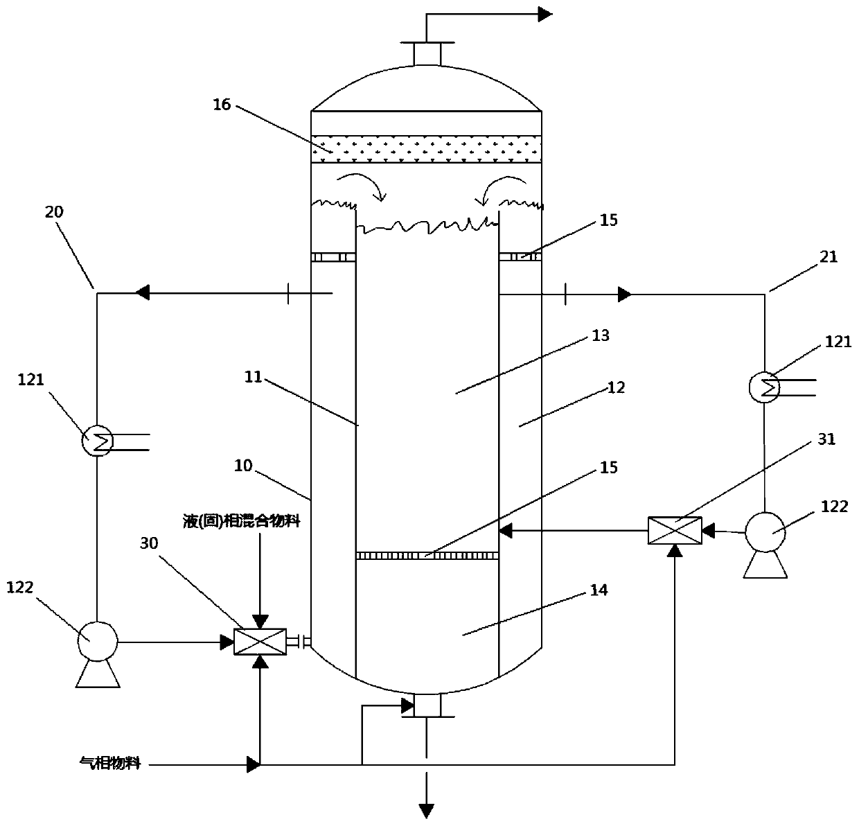 External micro-interface unit enhanced oxidation system for producing PTA from PX