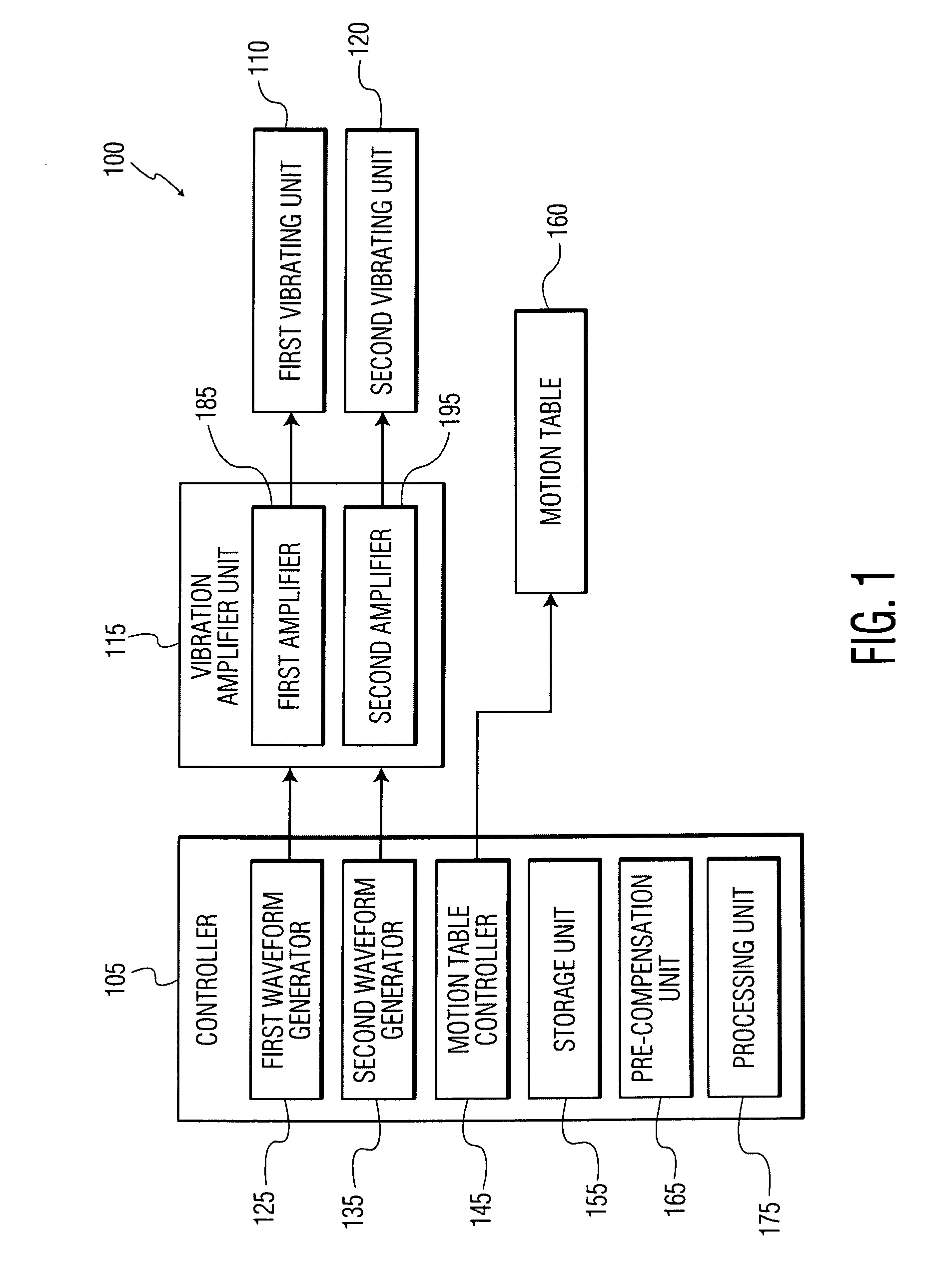 Method and apparatus for vibration machining with two independent axes